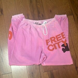 Freecity Pink Track Pants